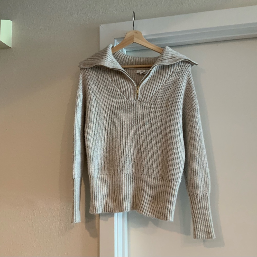 Quarter Zip Sweater